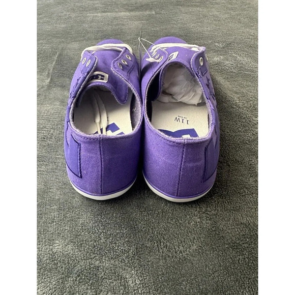 DC Women's Cleo Shoes Purple Size 11 Skate Canvas Sneakers - Picture 7 of 17